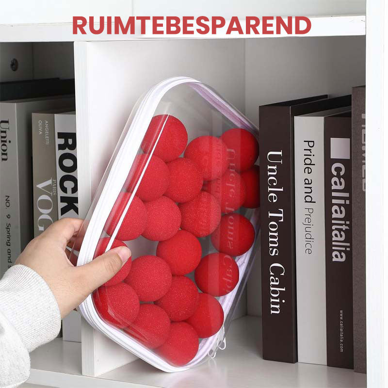 Grote capaciteit rits opbergdoos set