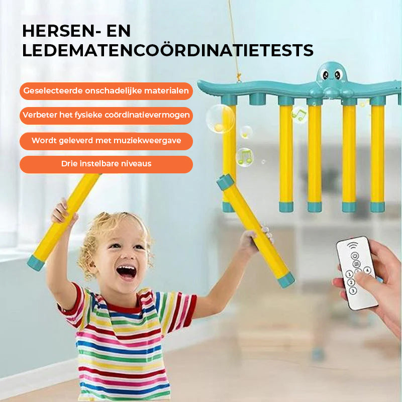 Reactie-uitdaging Octopus Stok Grijpspel