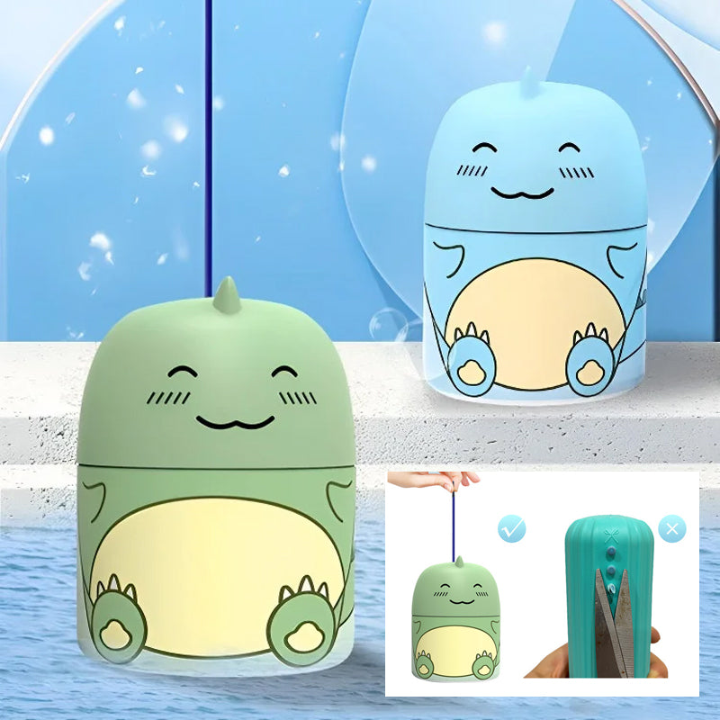 Bouteille de nettoyant pour toilettes dinosaure mignon