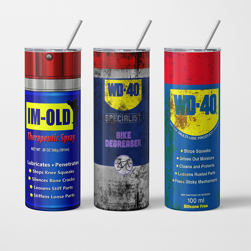 Thermosbeker met vuil patroon
