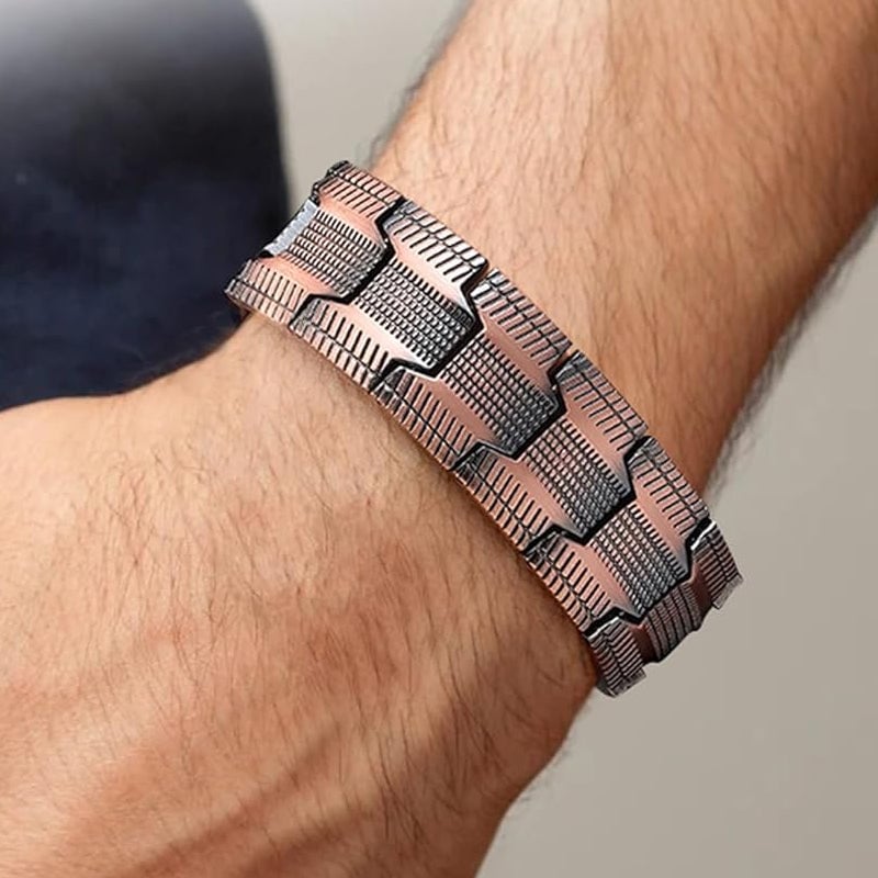 Bracelet en cuivre magnétique ultra résistant