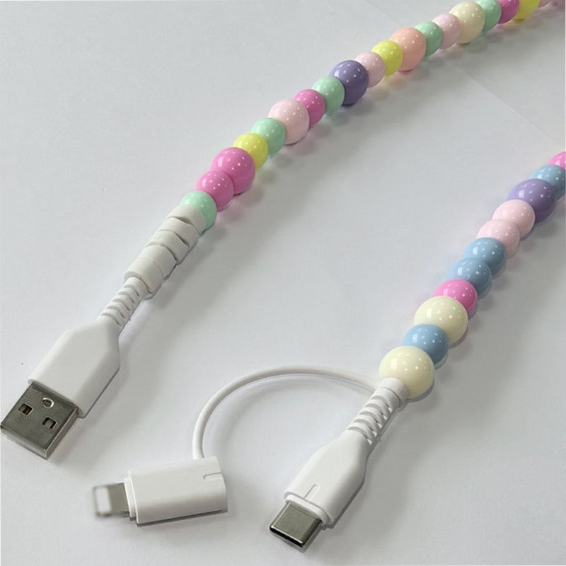 Creatieve kralen 2-in-1 datakabel