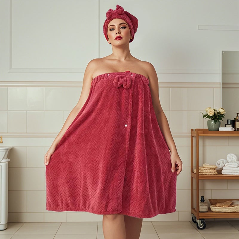 Badhanddoek in effen kleur voor grote maten