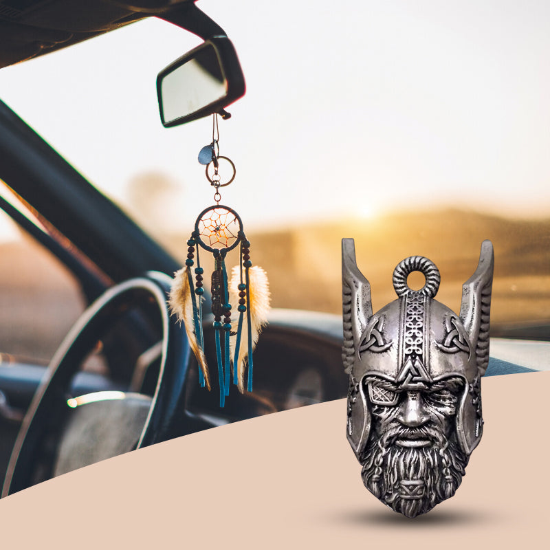 Viking God Guardian Ride Bell sleutelhanger