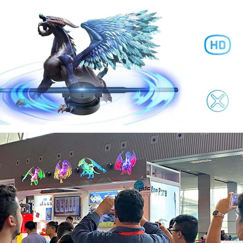 3D Hologram LED Ventilator Projector