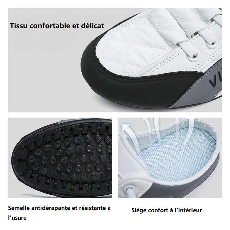 Demi-pantoufles décontractées à enfiler