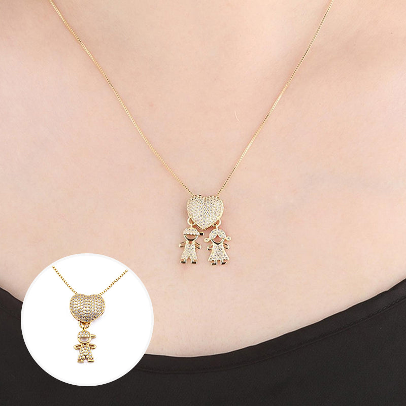 L'amour et mes enfants - Collier d'amour maternel