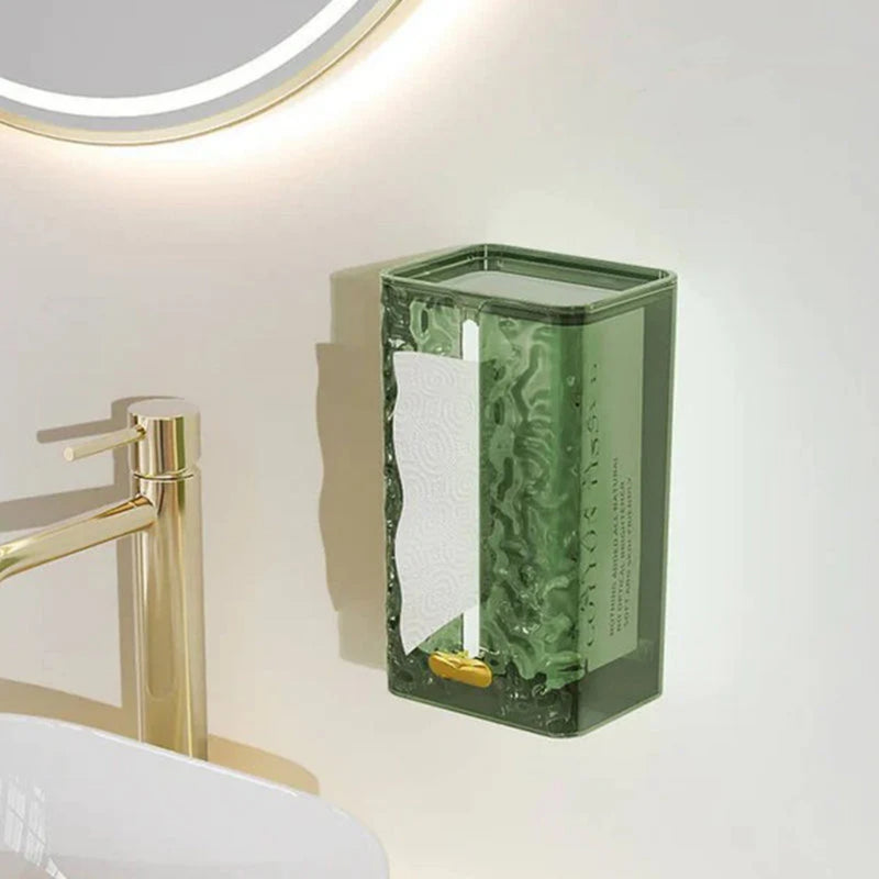 Étui organisateur de gants de toilette en tissu