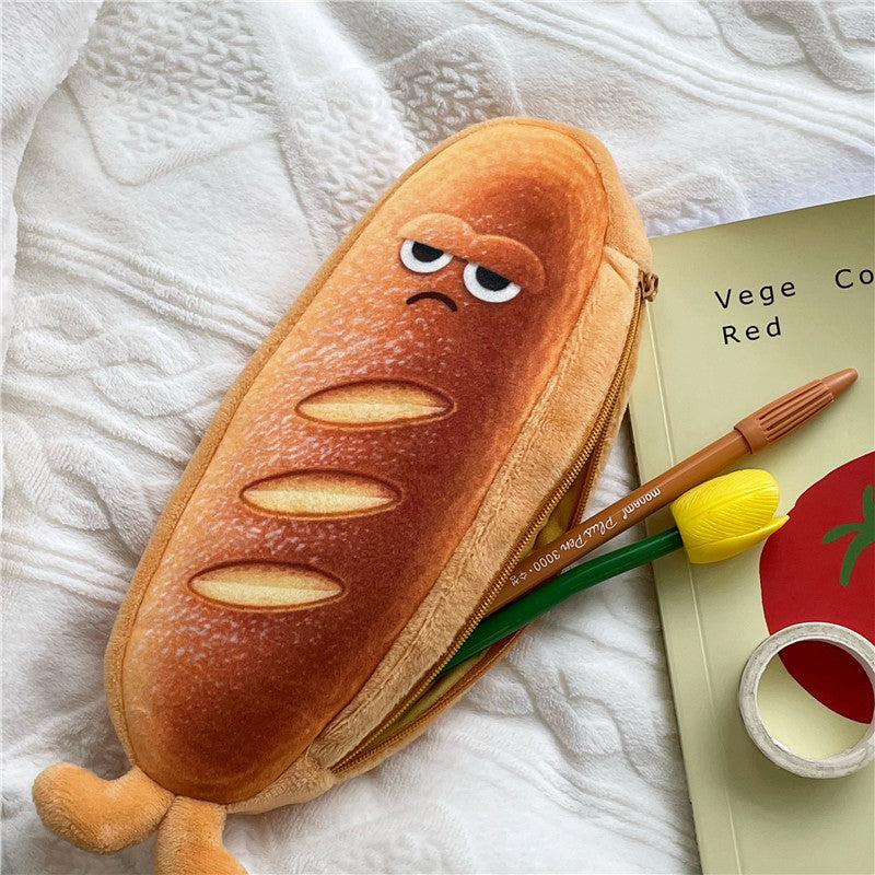 Pochette de stylo alimentaire gaufrée en 3D de grande capacité