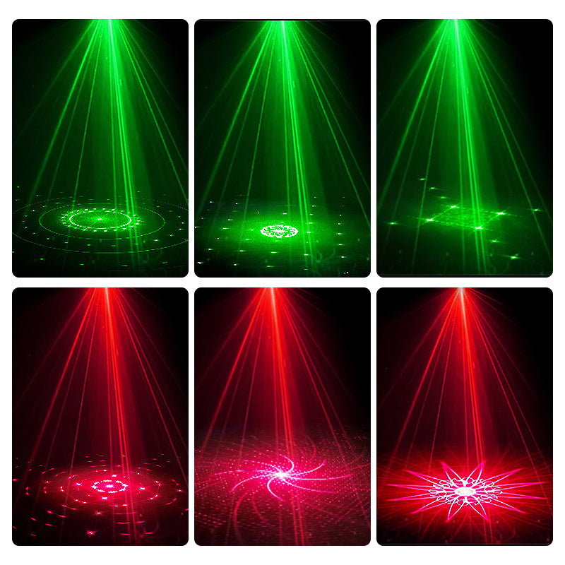 Cilindrische LED-laserlamp voor feest en podium