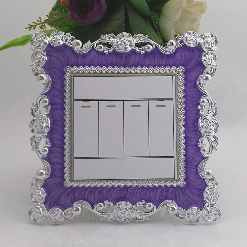 Couvercle Décoratif de Interrupteur avec Design Floral