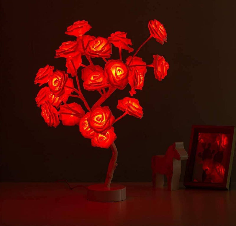 Lampe de Table Fleur de Rose Arbre