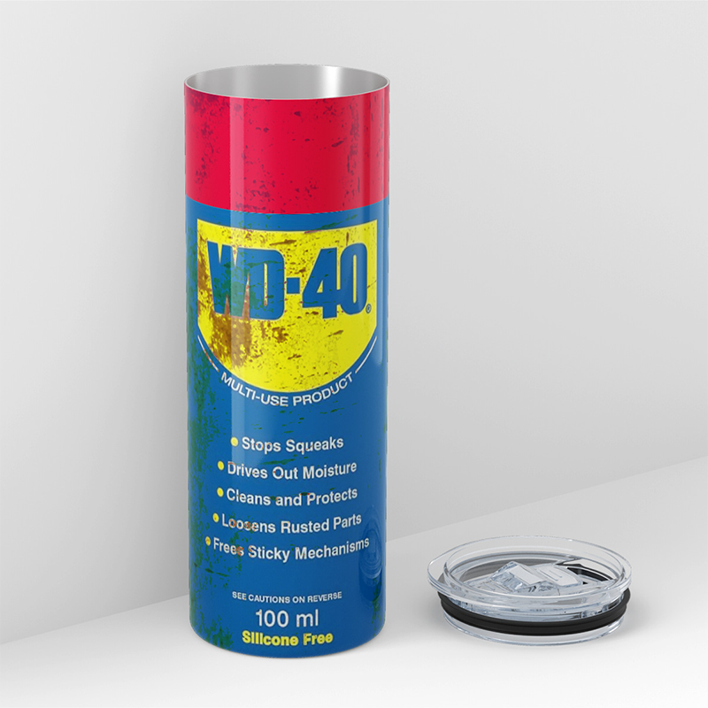 Thermosbeker met vuil patroon