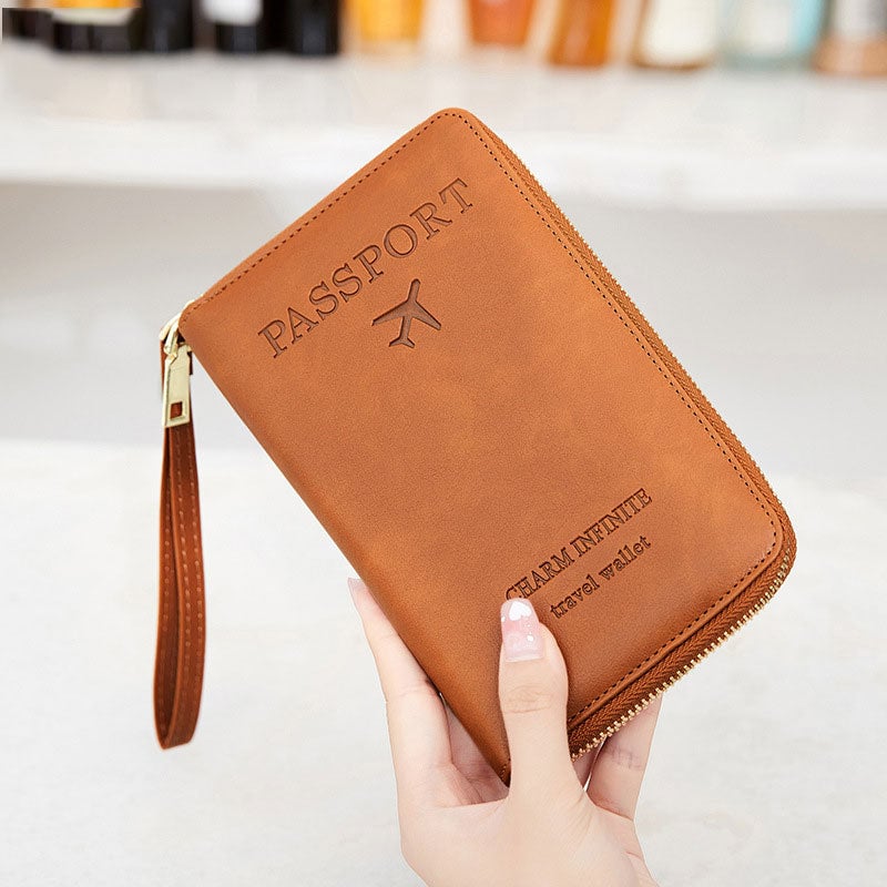 Portefeuille passeport RFID multifonctionnel