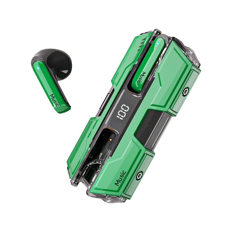 Semi-in-ear ontwerp draadloze headset