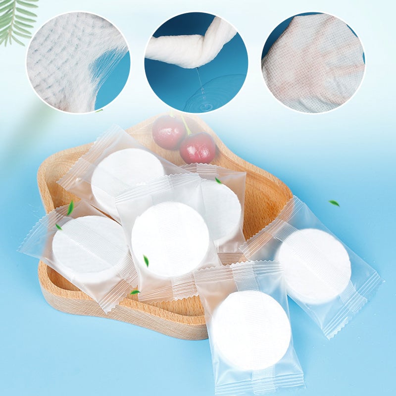 Gecomprimeerde handdoektabletten
