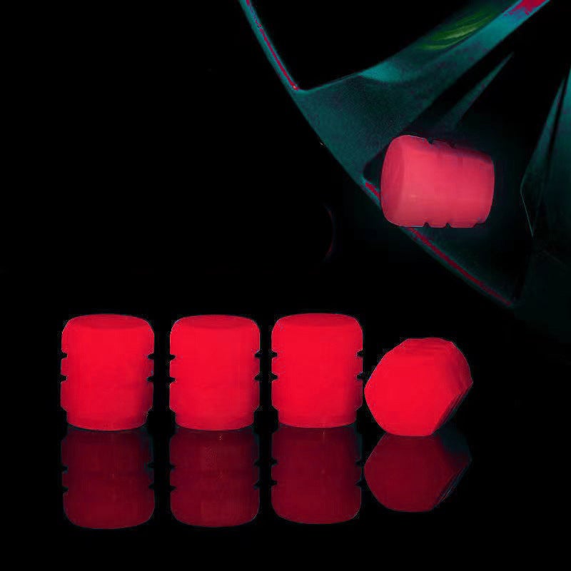 Universele Fluorescerende Bandventieldoppen (4 stuks/set)