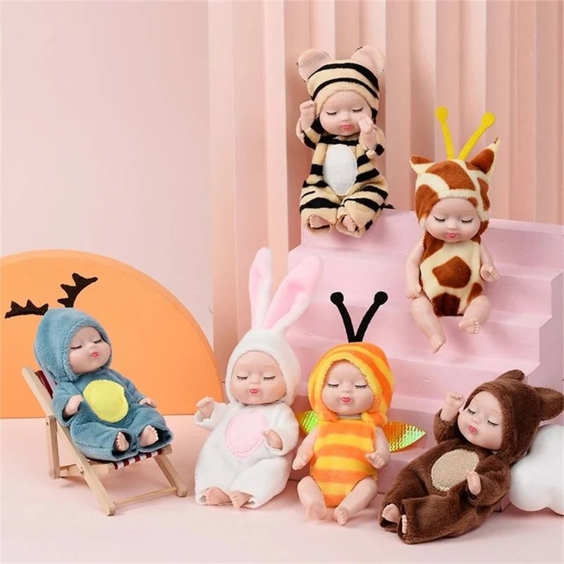 Mini Reborn Babypoppen Levensechte Realistische Babypoppen