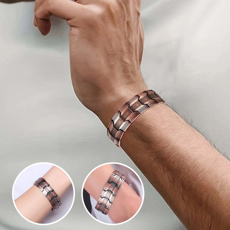 Bracelet en cuivre magnétique ultra résistant