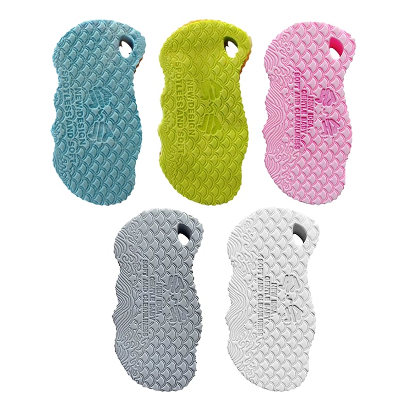 Magische exfoliërende badspons