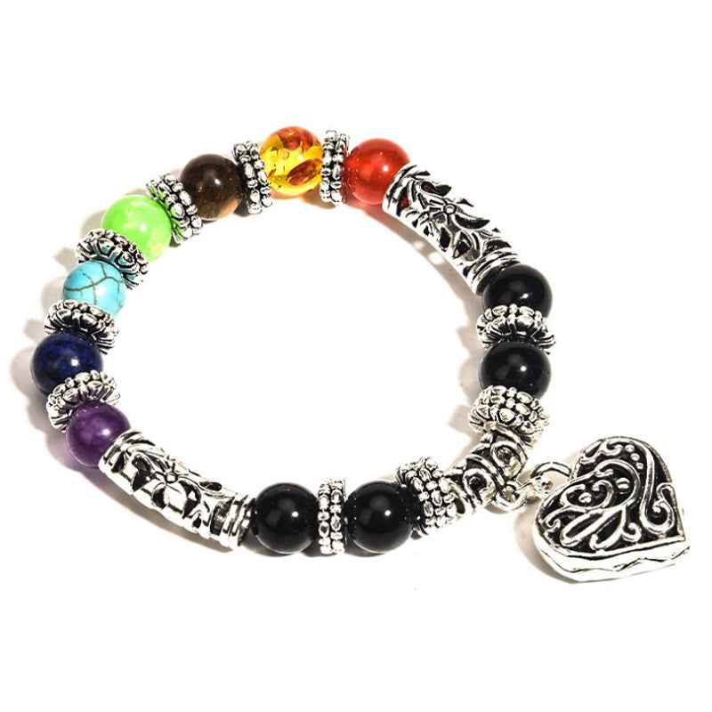 Bracelet Cristal Sept Couleurs