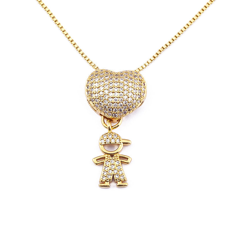 L'amour et mes enfants - Collier d'amour maternel