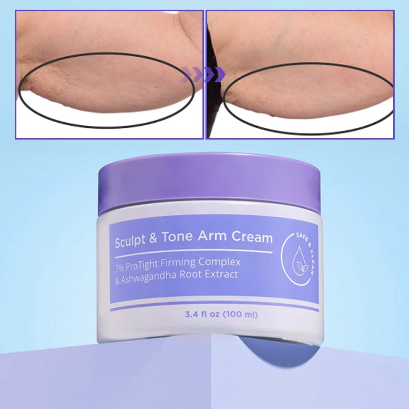 Armcrème voor vormgeving en toning