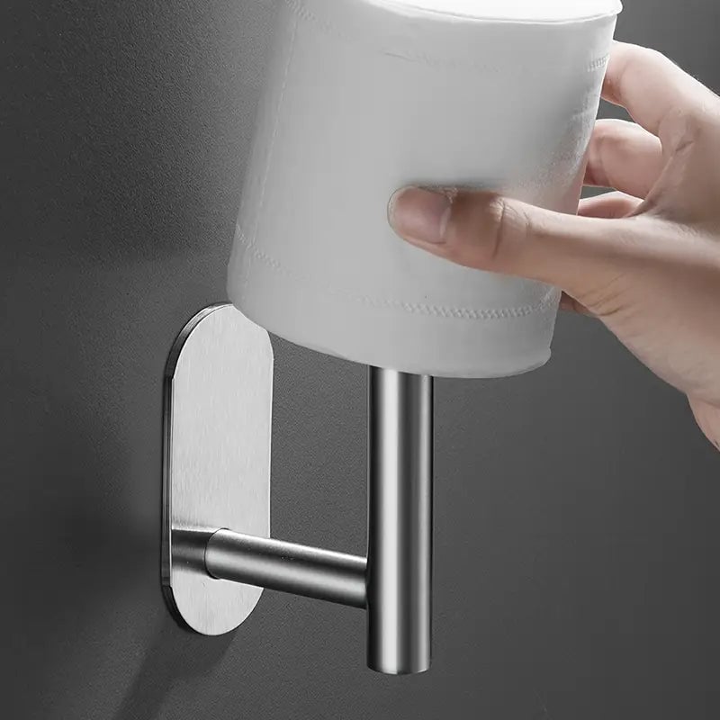 Roestvrijstalen toiletrolhouder voor wandmontage