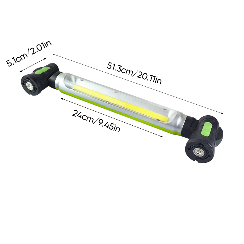 5200mAh oplaadbare werklamp voor onder de motorkap met magnetische voet & ophanghaken