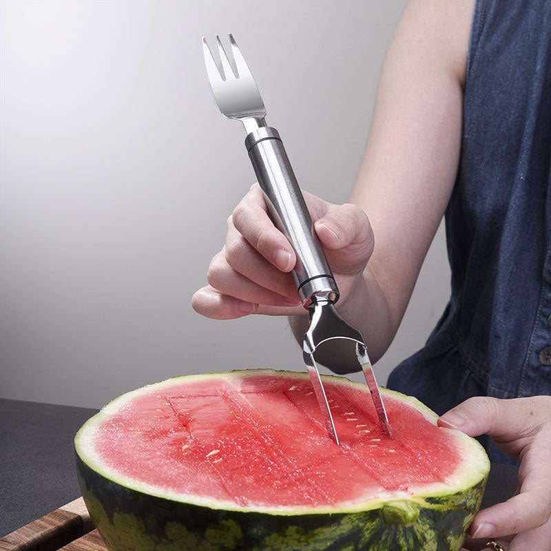 Watermeloenvork van roestvrij staal
