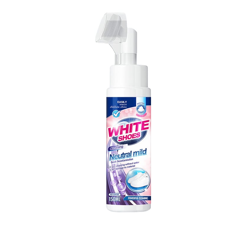 🤍 Schuim No-Rinse Cleaner — Laat schoenen direct stralend & wit worden