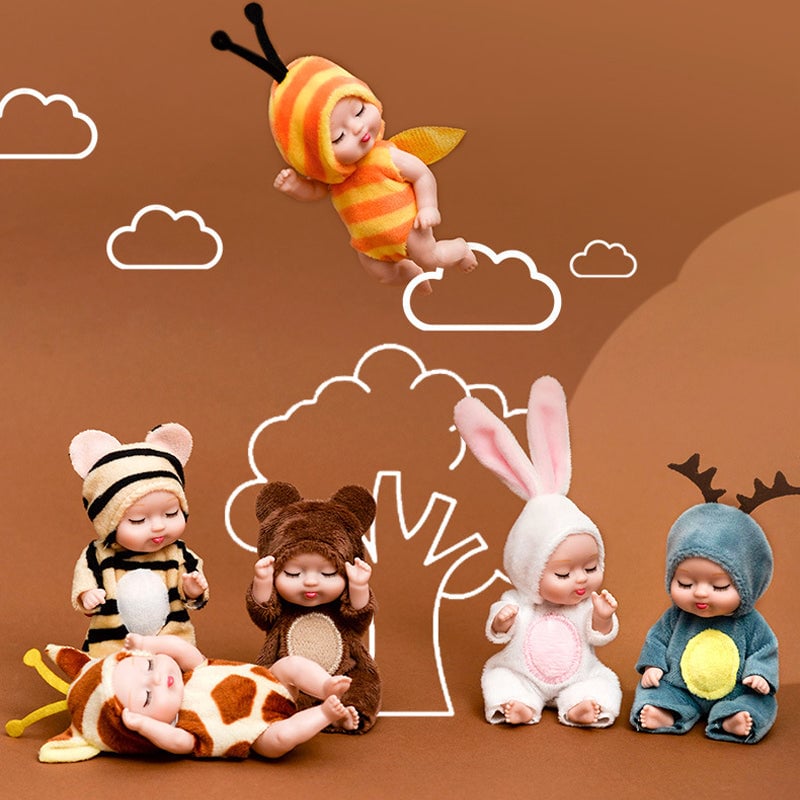 Mini Reborn Babypoppen Levensechte Realistische Babypoppen