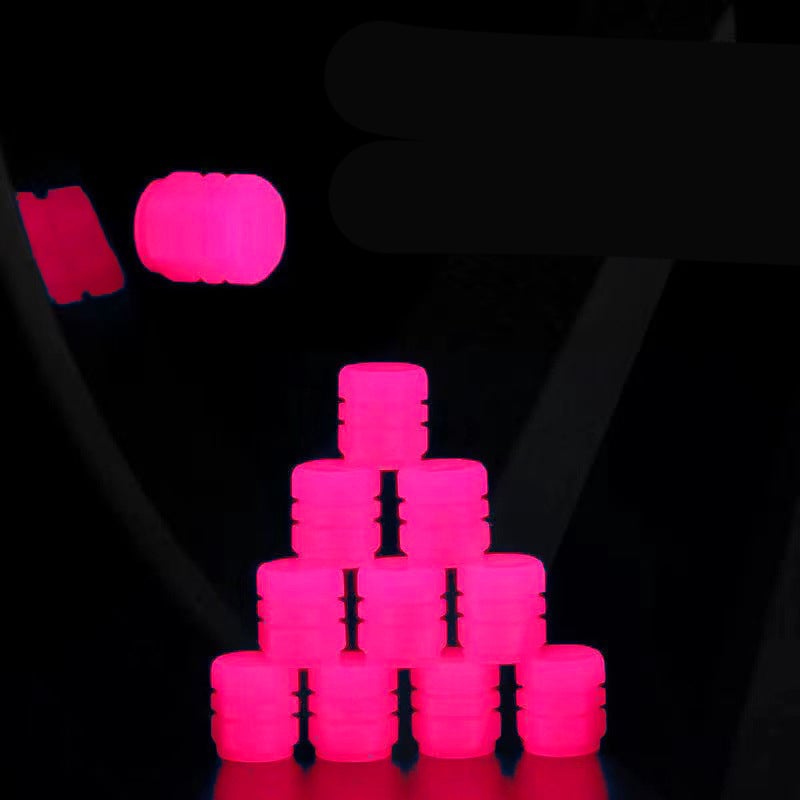 Universele Fluorescerende Bandventieldoppen (4 stuks/set)