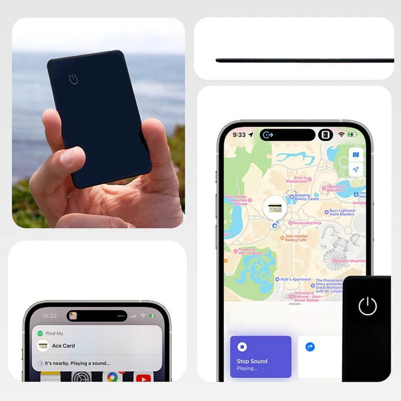 Ultradunne wereldwijde Tracker-kaart (alleen iOS)