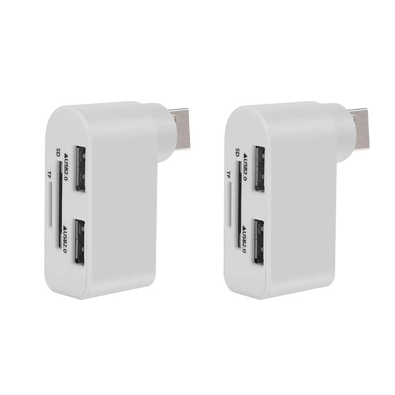 4-in-1 draaibare USB-hub