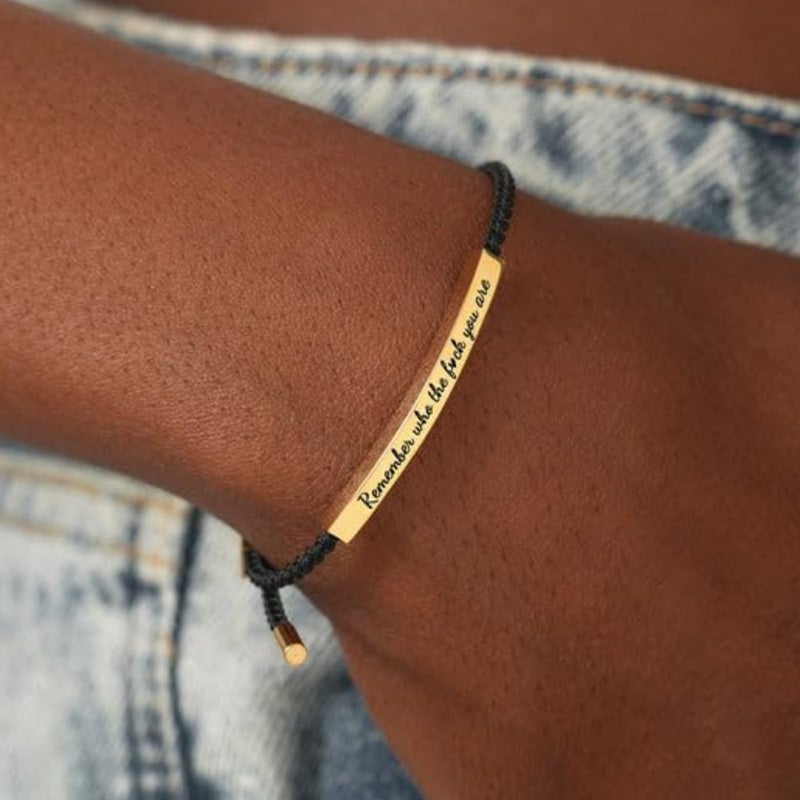Gevlochten Verstelbare Inspire Armband