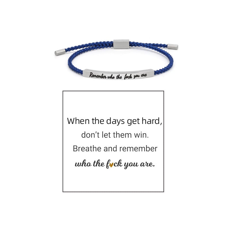 Gevlochten Verstelbare Inspire Armband