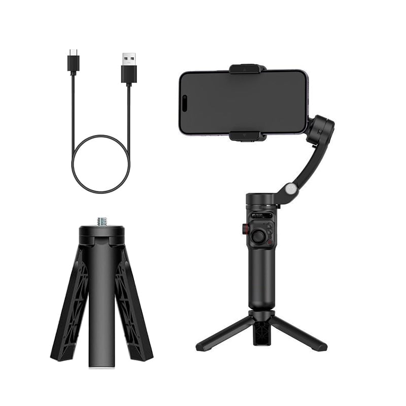 Slimme 3-assige gimbalstabilisator met AI-tracking – Professionele video-opnametool