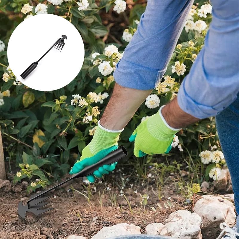 Tuin onkruid verwijderen gereedschap