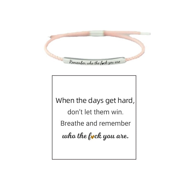 Gevlochten Verstelbare Inspire Armband