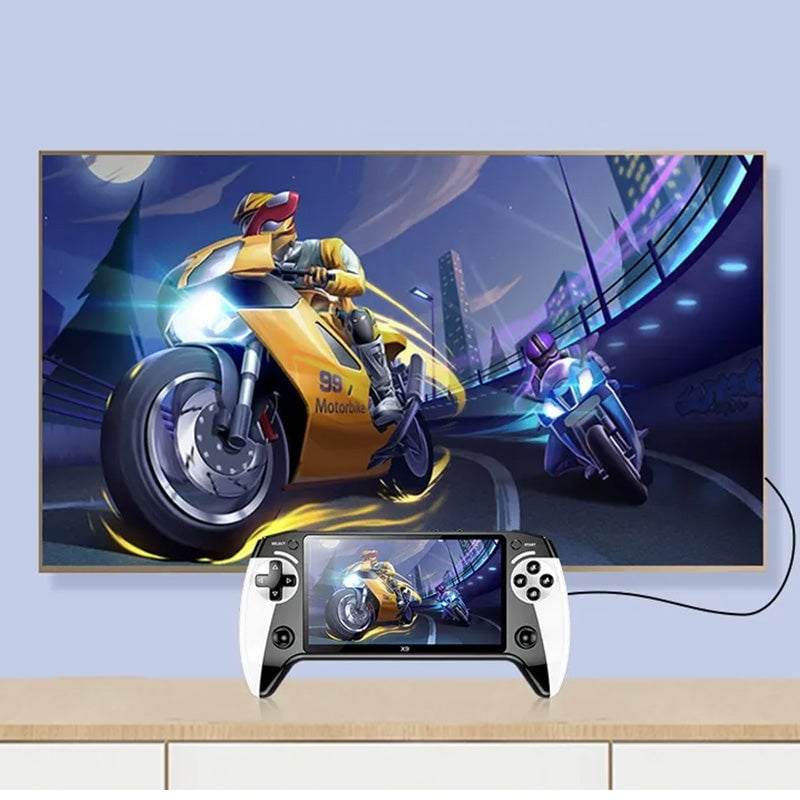 Consolle de jeux rétro portable avec écran haute définition de 5,5 pouces