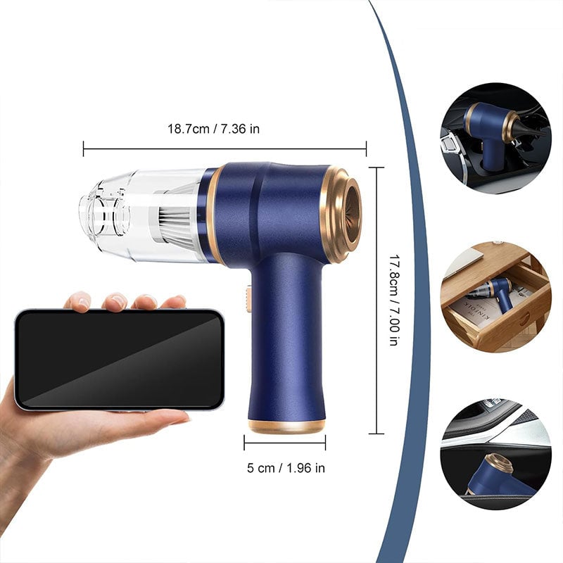 Aspirateur portable sans fil pour voiture et maison