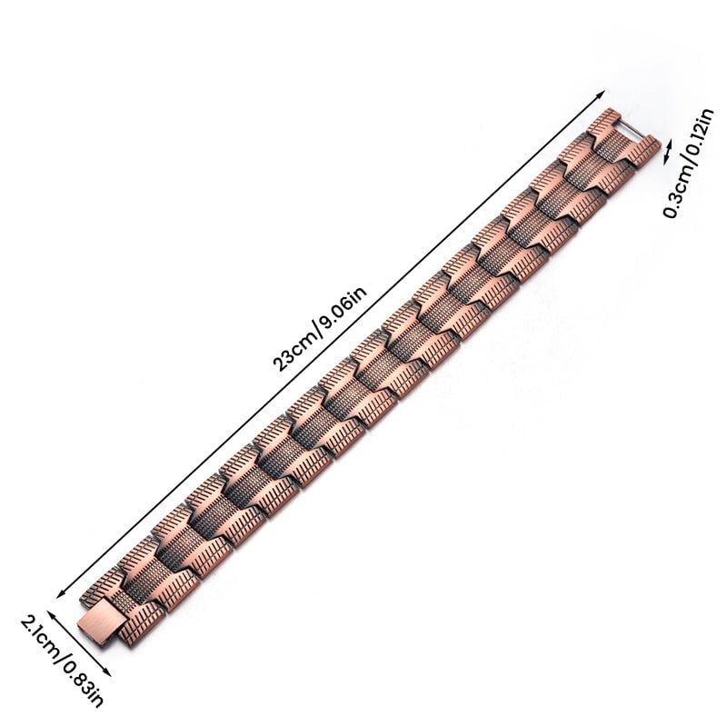 Bracelet en cuivre magnétique ultra résistant