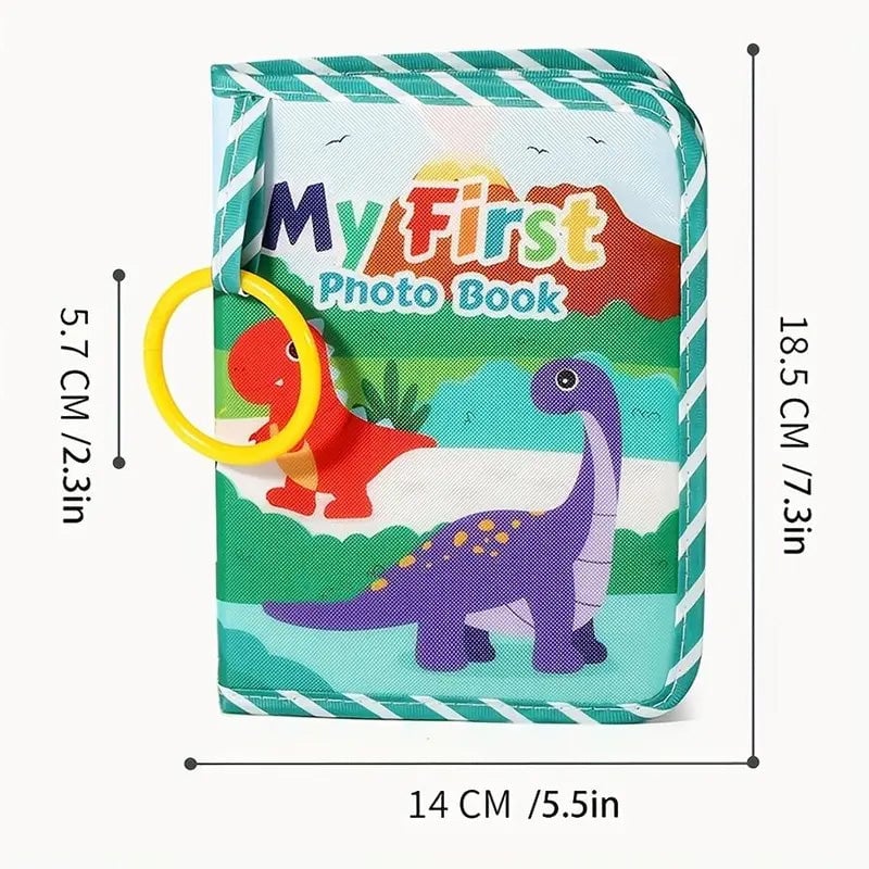Mon premier livre photo de bébé avec miroir de sécurité
