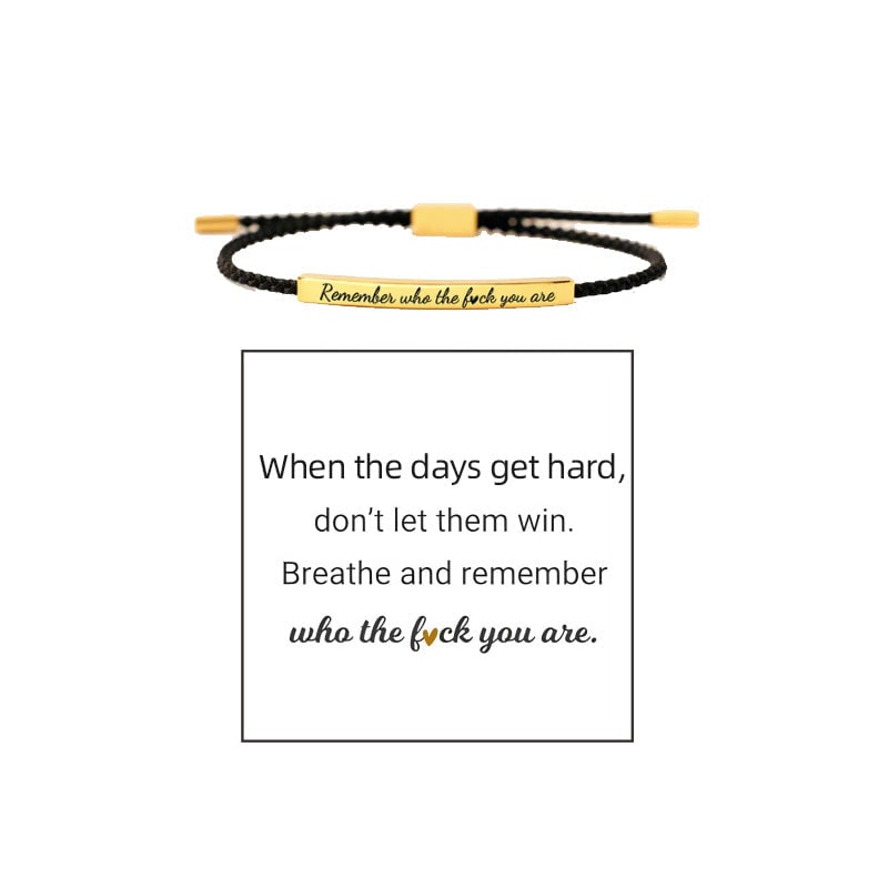 Gevlochten Verstelbare Inspire Armband