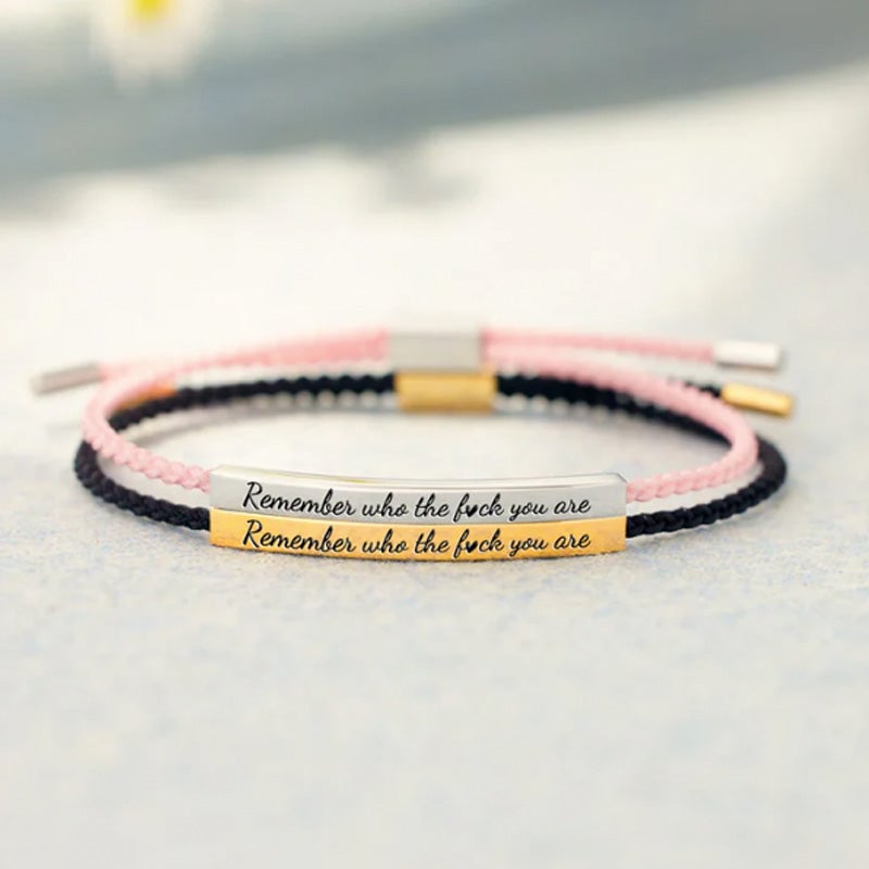 Gevlochten Verstelbare Inspire Armband