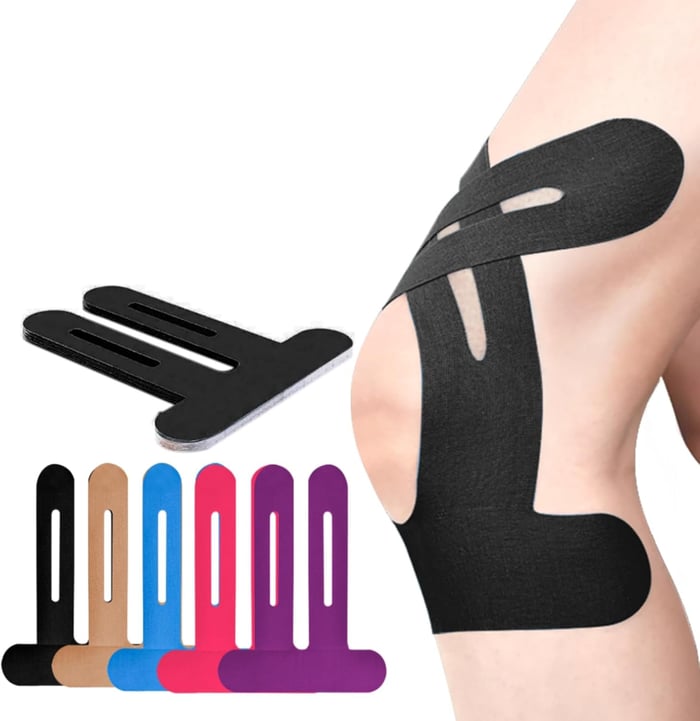 Voorgesneden kinesiologietape voor knieën