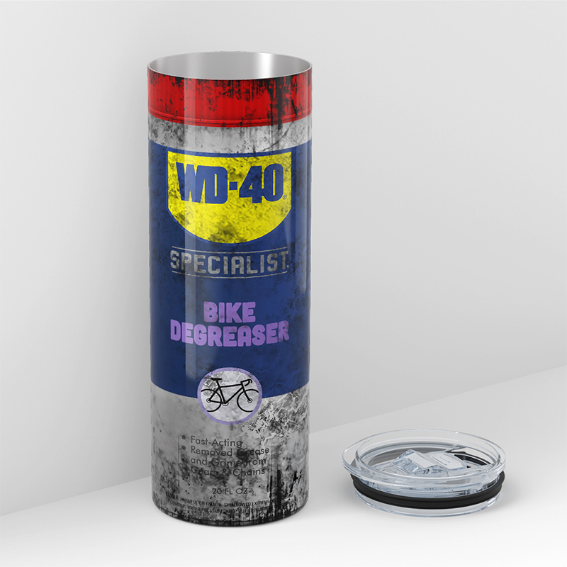 Thermosbeker met vuil patroon