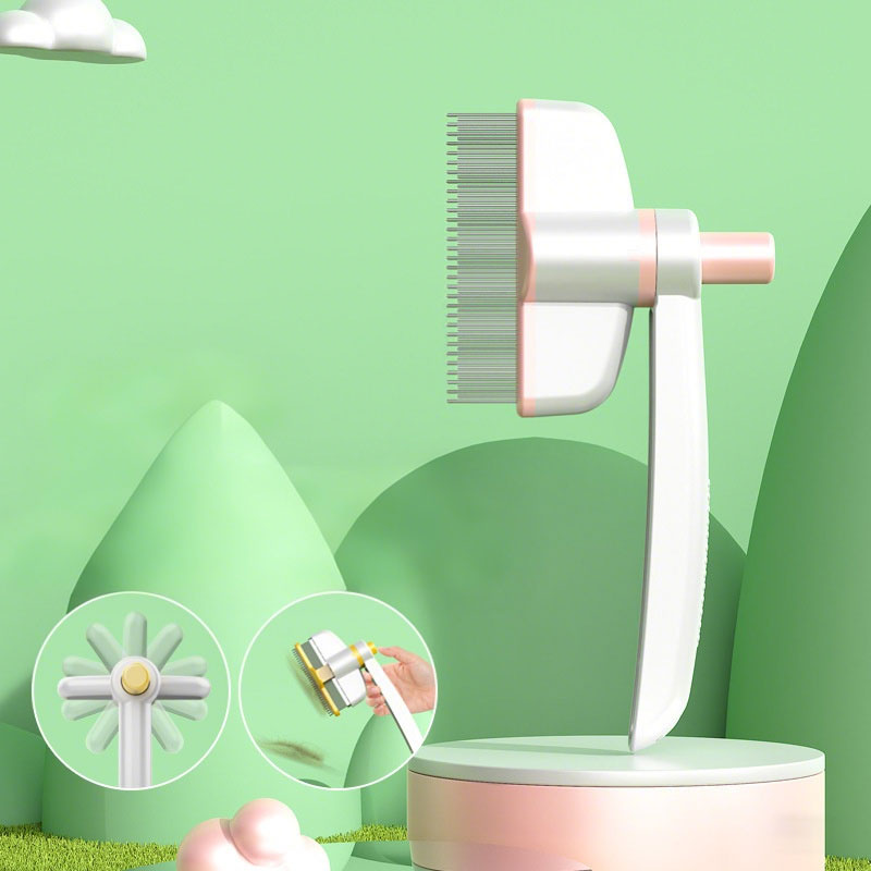 Brosse lissante autonettoyante