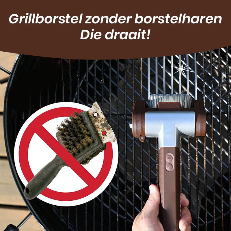 Elektrische grillreiniger zonder borstelharen